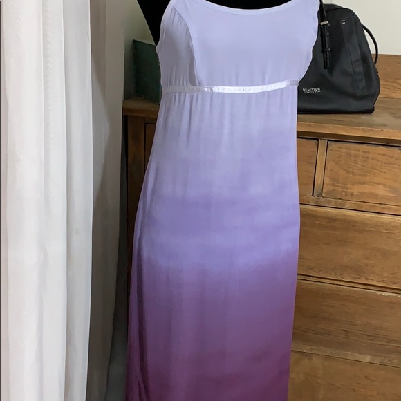 American Eagle Outfitters purple Ombré  boho Maxi - Picture 2 of 7